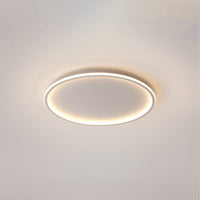 Quasso Moderne Ronde Plafondlamp Wit/Zwart. Woonkamer