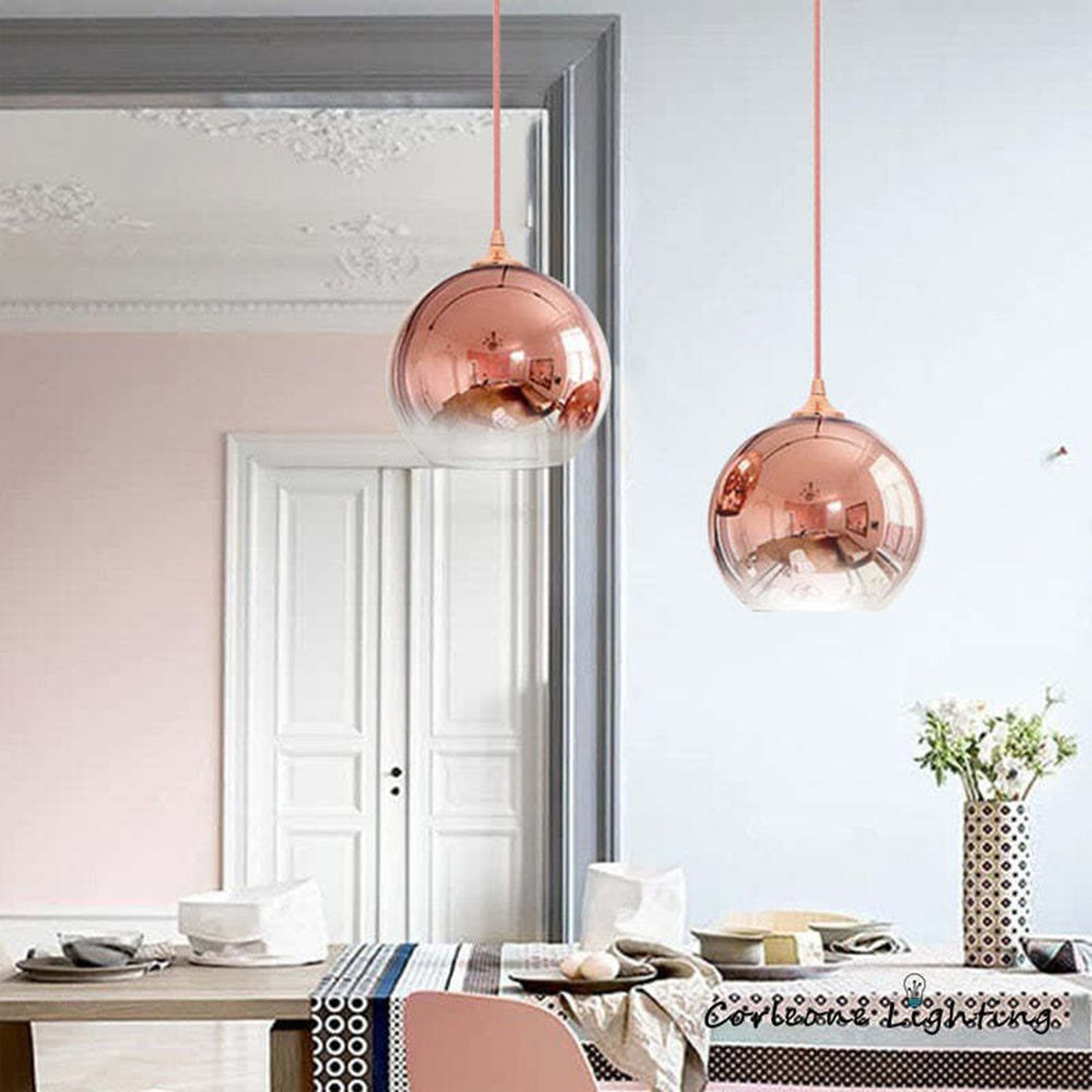 Brina Frosted Balloon Hanglamp Gradient