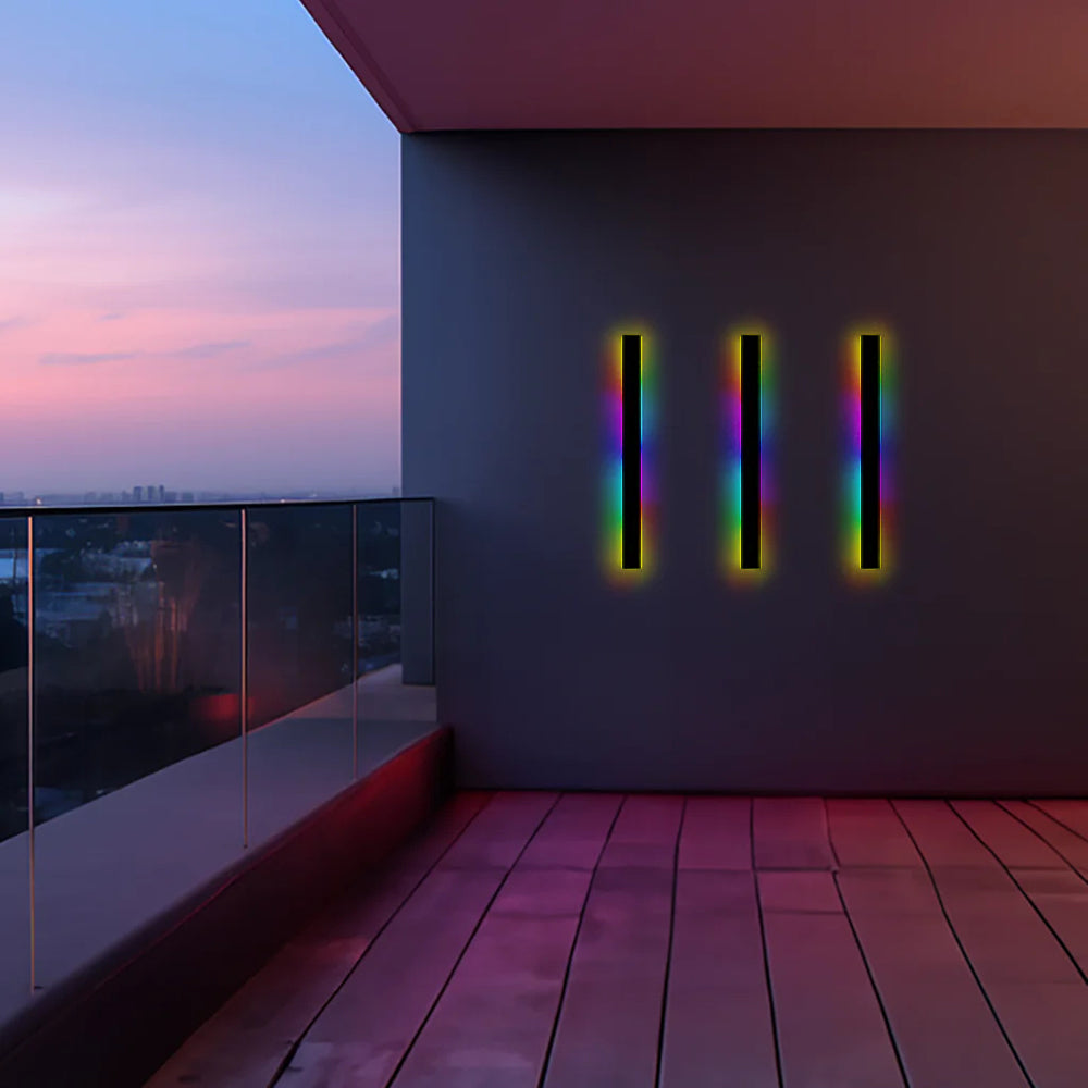 Arisha Minimalistische Waterdichte LED Buitenwandlamp Zwart Tuin Gang