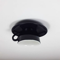 Aria Moderne Koffiekoppen Keramische Flush Plafondverlichting