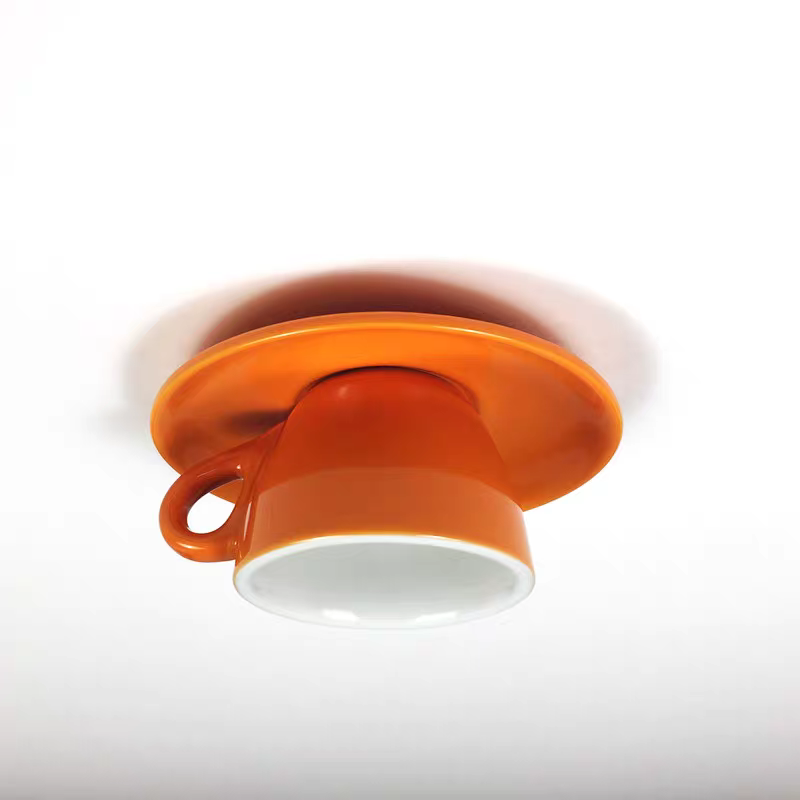 Aria Moderne Koffiekoppen Keramische Flush Plafondverlichting