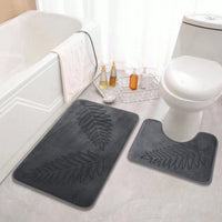 Luxe Blad Comfort Badmat Set - 2 Stuks