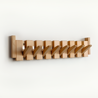 Kledinghaak | Vouwbare decoratieve wandhaak | Vanero