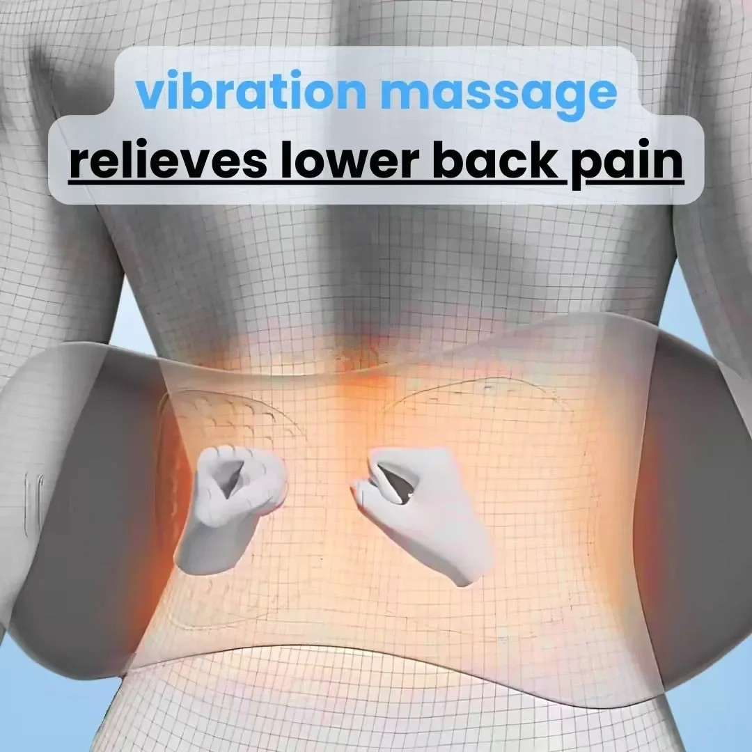 LuminaBack Drie-in-één Rugmassager met Warmte en Vibratie