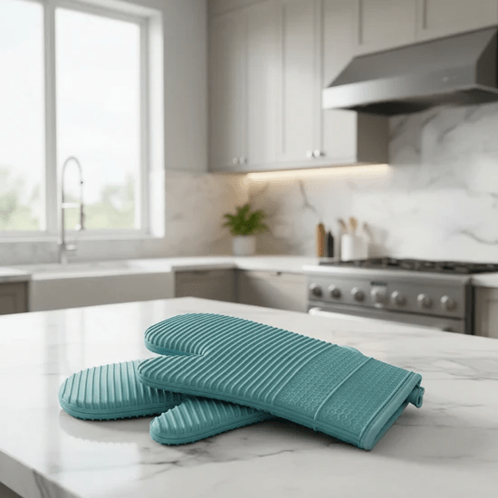 HEATSAFE – Antislip Siliconen Ovenhandschoenen voor Maximale Hittebescherming