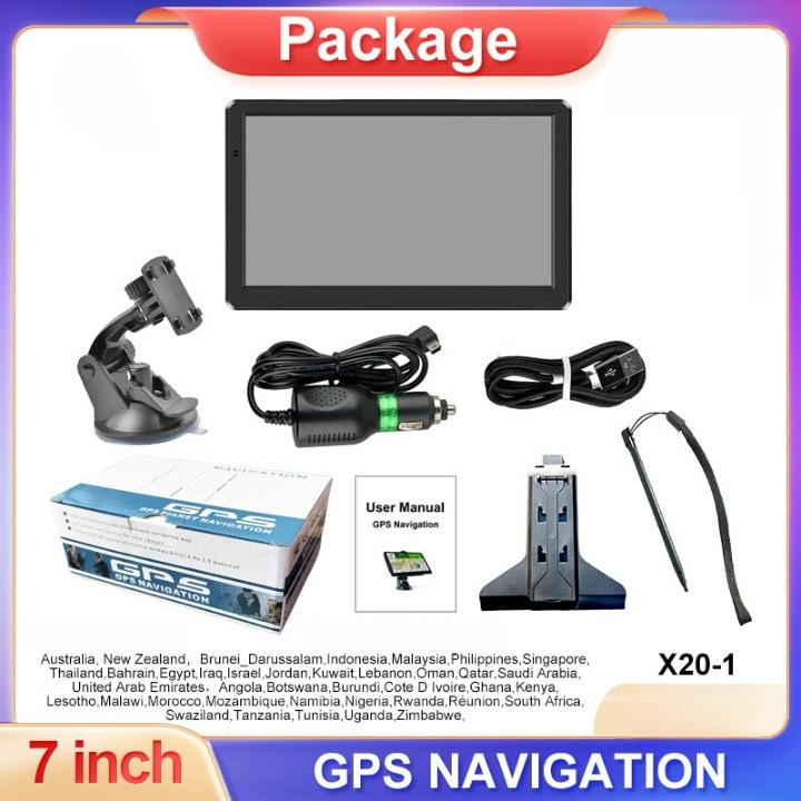 7" Auto- & Vrachtwagen GPS Navigatiesysteem met Real-Time Verkeer
