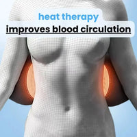 Skanto | Rugpijn Massagestoel met Warmte & Vibratie, Rugsteun voor Ischiasverlichting, Lumbale Pijn & Houdingscorrectie – 3-in-1 Thuistherapie
