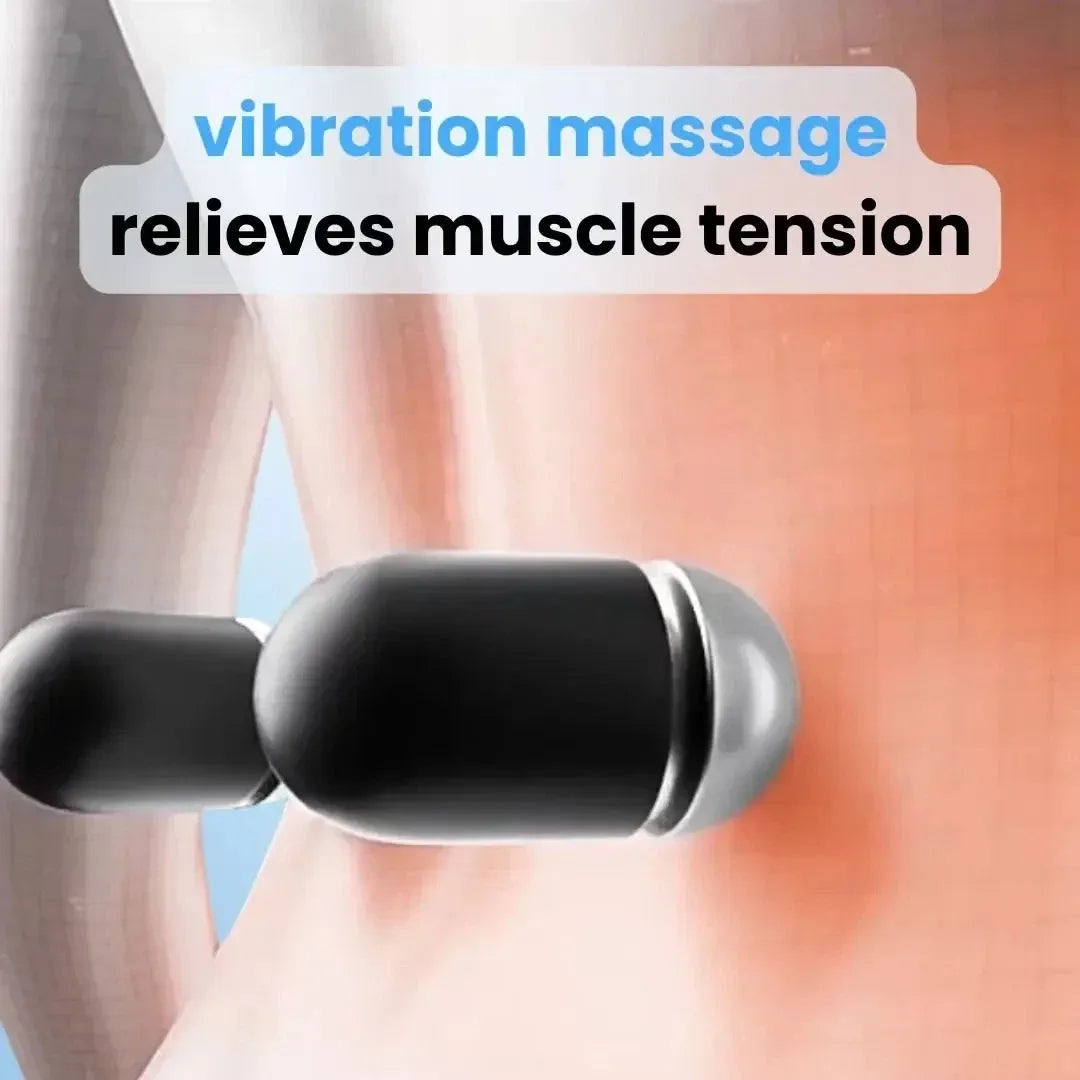 Skanto | Rugpijn Massagestoel met Warmte & Vibratie, Rugsteun voor Ischiasverlichting, Lumbale Pijn & Houdingscorrectie – 3-in-1 Thuistherapie