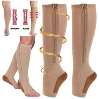 CIRCULARELIEF – Compressiekousen met rits voor ondersteuning en verlichting