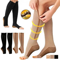 CIRCULARELIEF – Compressiekousen met rits voor ondersteuning en verlichting