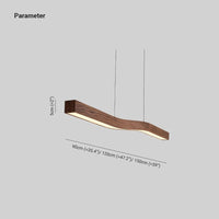 Ylen Scandinavische Houten Hanglamp voor de Woonkamer
