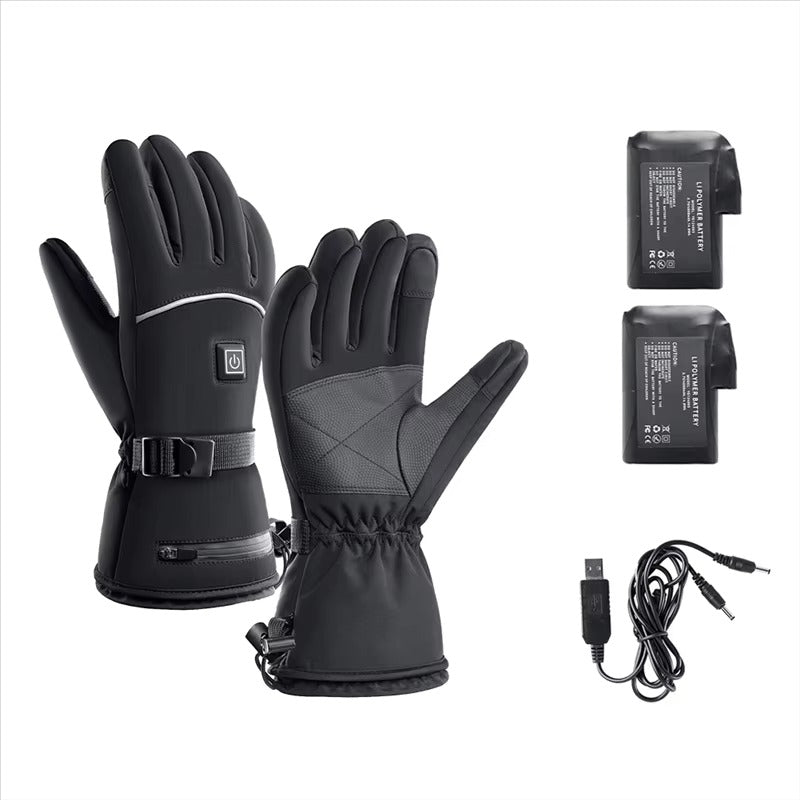 Elektrische Winterhandschoenen - Verwarmd | 3 Temperatuurinstellingen | Waterdicht
