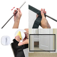 Comfy Paws Verstelbaar Poortje | Veilige en betrouwbare barrière voor huisdieren, binnen of op het balkon.