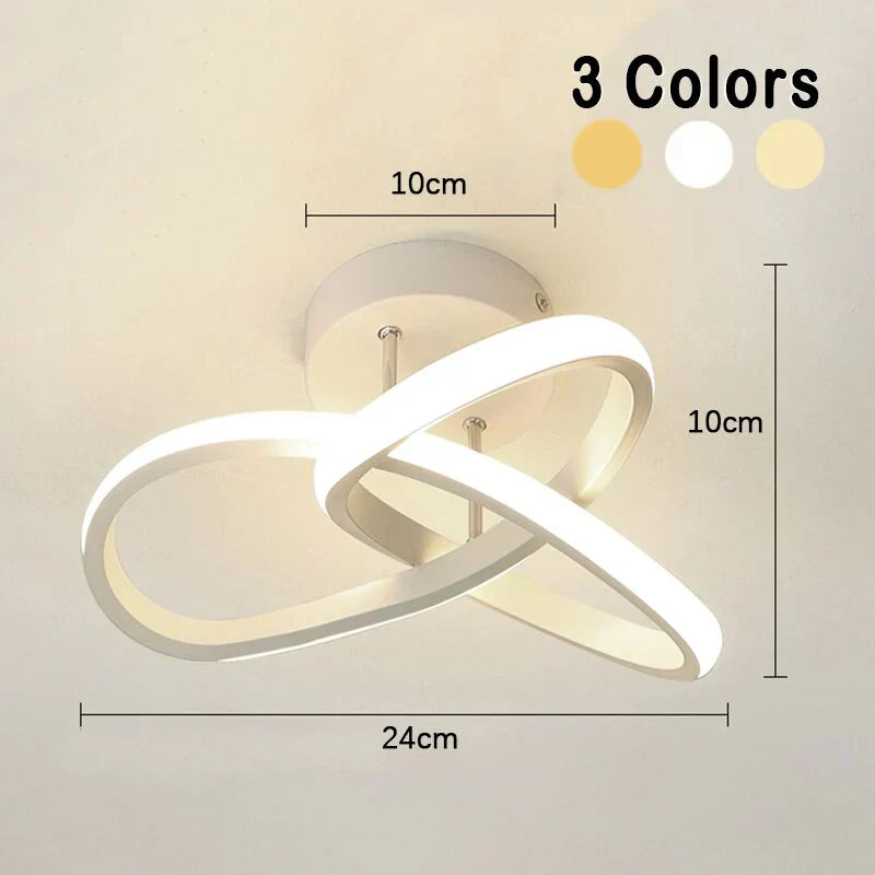 Moderne LED plafondlamp in kroonluchterstijl – geometrische wandlamp in moderne stijl