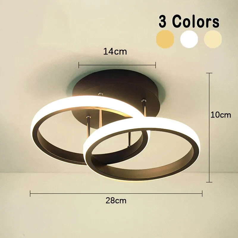 Moderne LED plafondlamp in kroonluchterstijl – geometrische wandlamp in moderne stijl