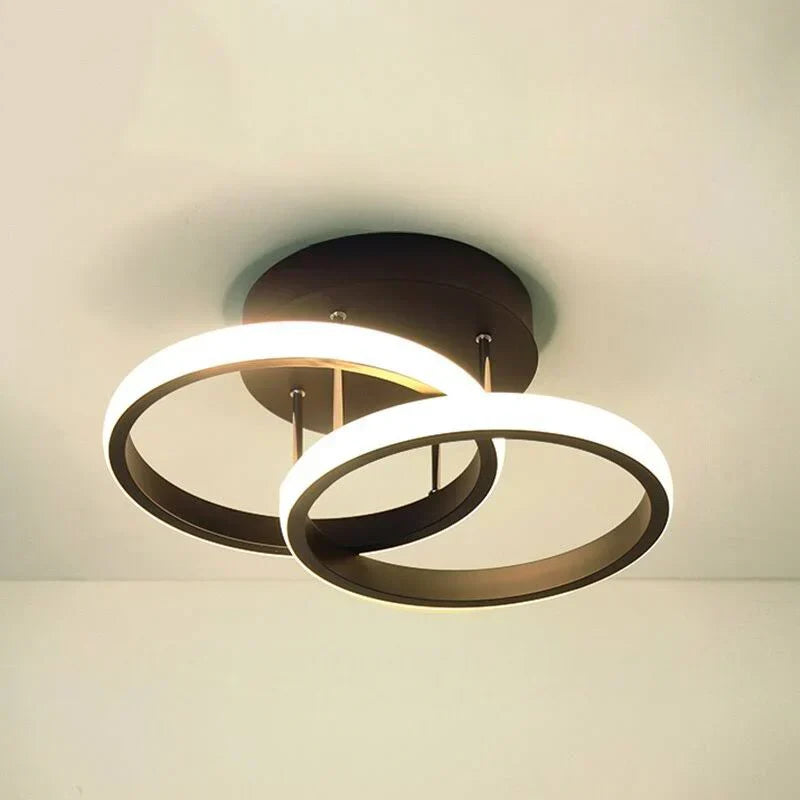 Moderne LED plafondlamp in kroonluchterstijl – geometrische wandlamp in moderne stijl