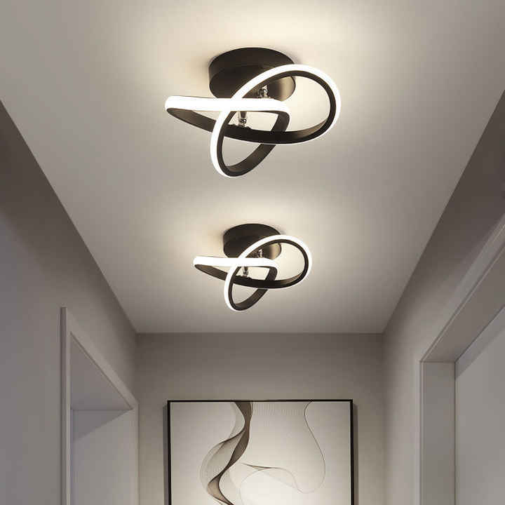 Moderne LED plafondlamp in kroonluchterstijl – geometrische wandlamp in moderne stijl