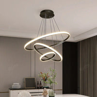 LED hanglamp ontwerp – moderne vorm van 3D-ringen