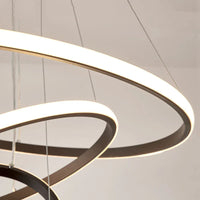 LED hanglamp ontwerp – moderne vorm van 3D-ringen