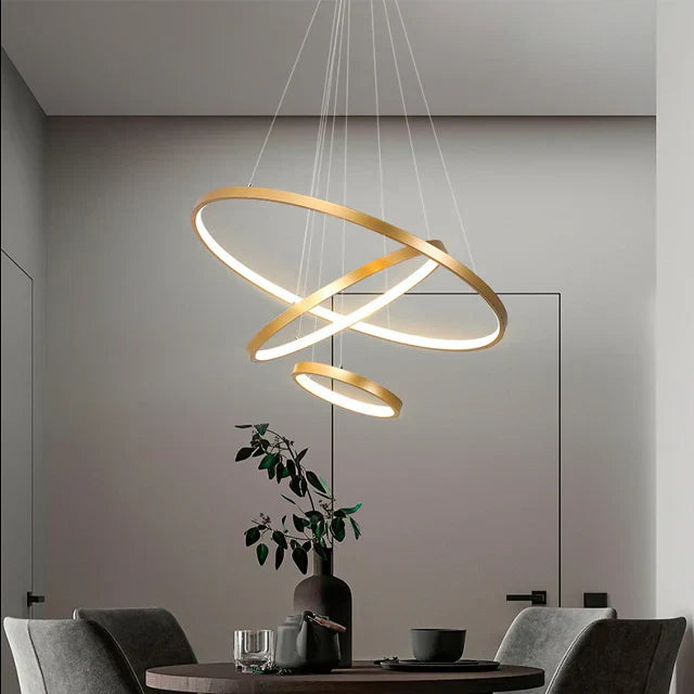LED hanglamp ontwerp – moderne vorm van 3D-ringen