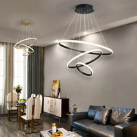 LED hanglamp ontwerp – moderne vorm van 3D-ringen