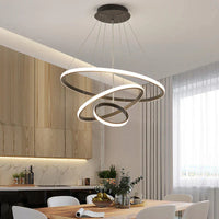 LED hanglamp ontwerp – moderne vorm van 3D-ringen