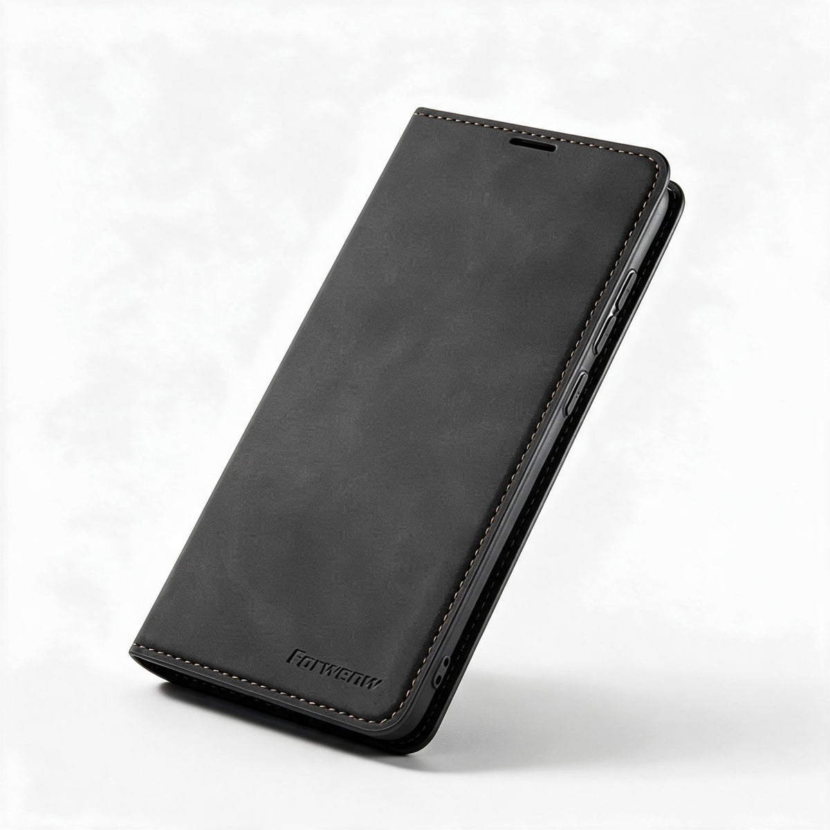Leren Wallet-Hoes voor iPhone – Flipcase met Magnetische Sluiting, Kaartvakken en Standfunctie