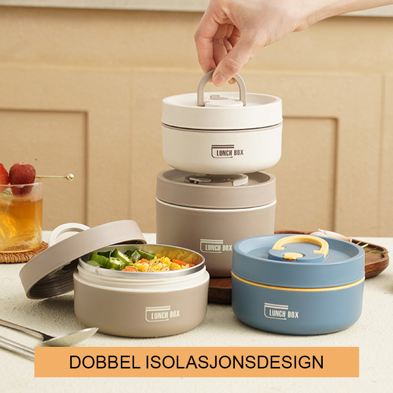 Isolatie Lunchbox met Vacuümverzegeling - Roestvrij Staal