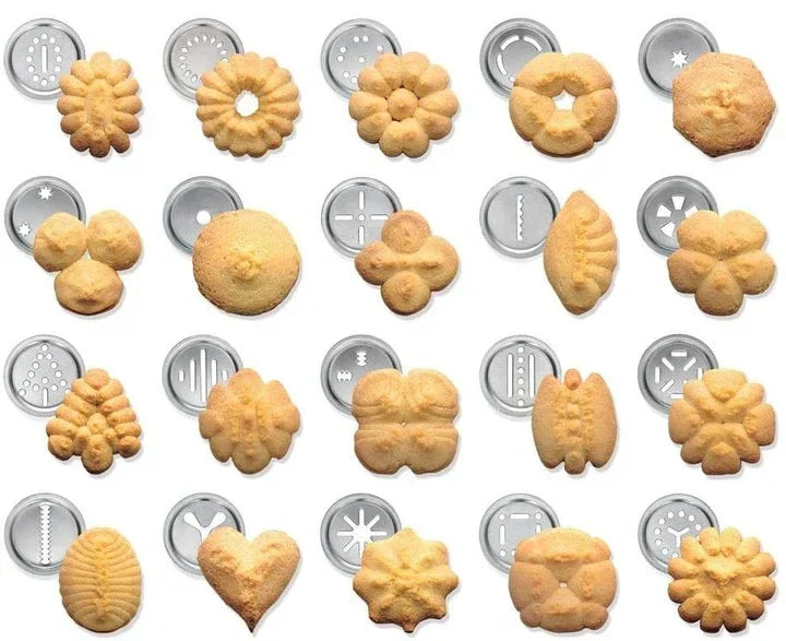 Koekjespers voor Hobbybakkers en Liefhebbers met Diverse Vormen en Decoratiemogelijkheden
