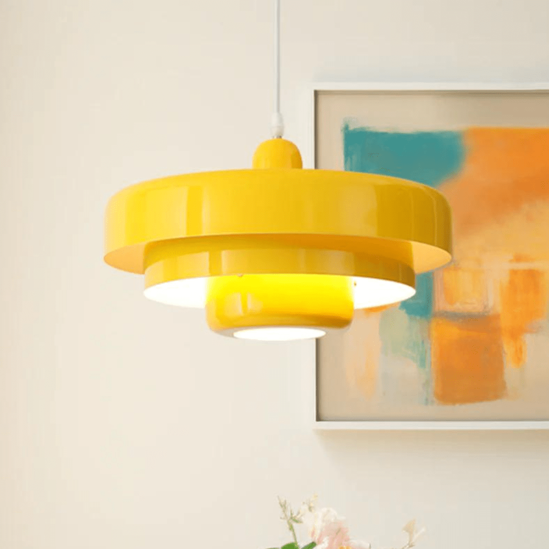 TRILORA – Elegante Driefase Hanglamp in Macaron Kleuren