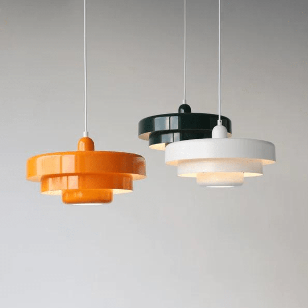 TRILORA – Elegante Driefase Hanglamp in Macaron Kleuren