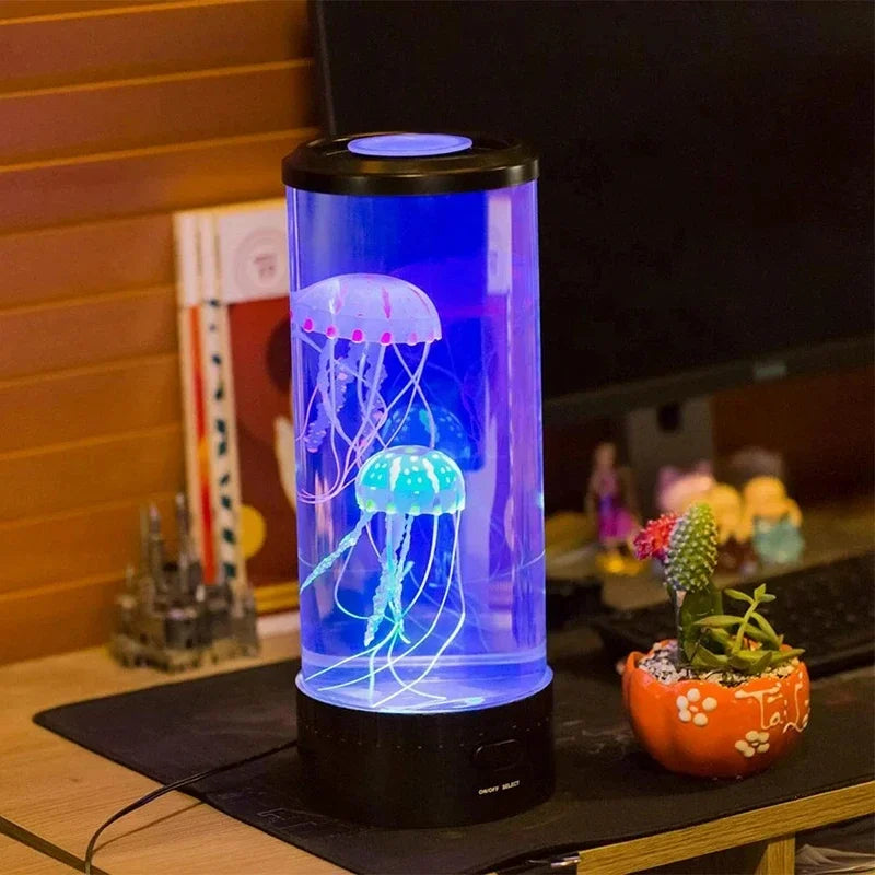 LED Nachtlamp | Bureau lamp met kwaleneffect | Tafellamp | LichtGolf