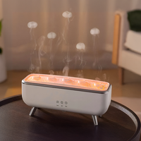 Diffuser & Luchtbevochtiger | LED Aromadiffuser met Kleurenwissel & Afstandsbediening | JellyMist