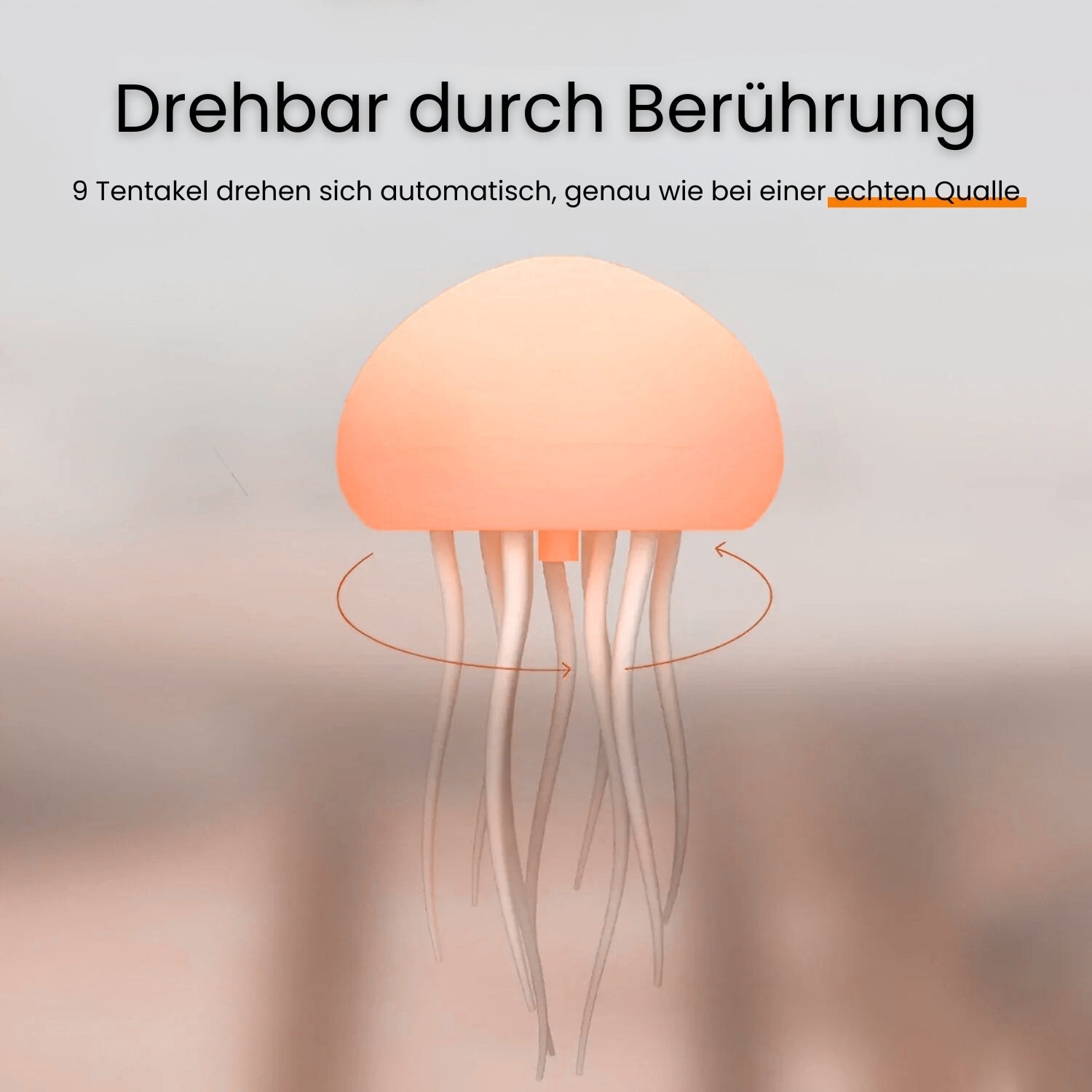 Kwallenlamp voor slaapkamer | Tafellamp & Nachtlamp | JellyTanz