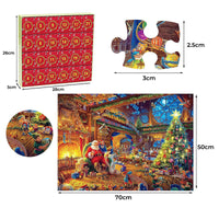 Kerstpuzzel Adventskalender - 24 Dagen Aftellen