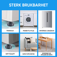 Verstelbare Hoogte Wasmachine Steun - Geluiddempend & Duurzaam