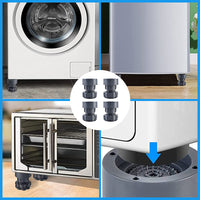 Verstelbare Hoogte Wasmachine Steun - Geluiddempend & Duurzaam