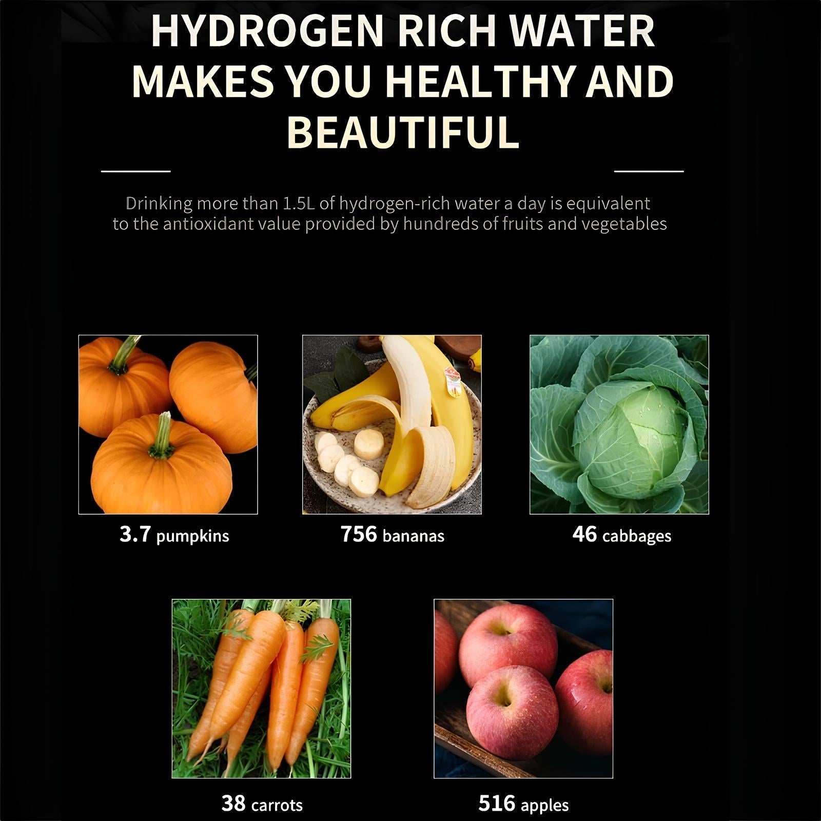 NovaHydro Elite 5000ppb Waterfles Waterstofionisator