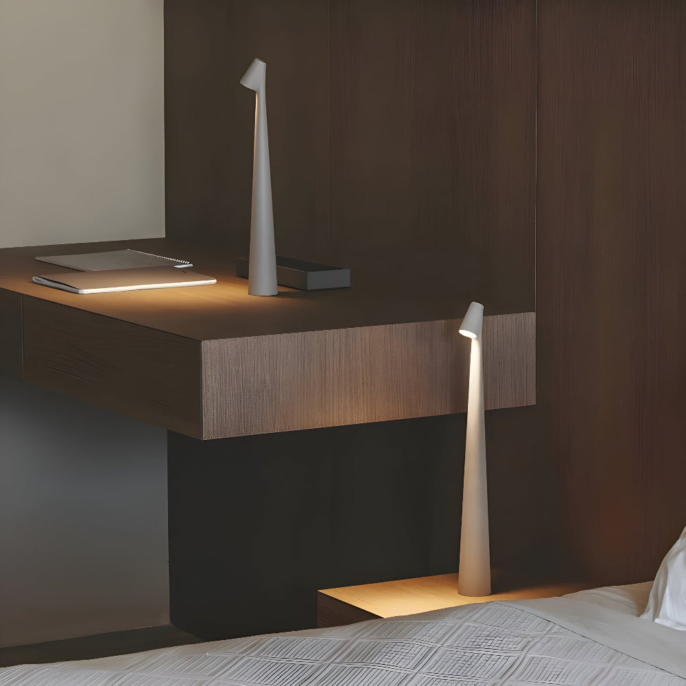 Draadloze LED Tafellamp | Lamp voor Woonkamer & Bureau | Moderne Accu Tafellamp | VivaLume