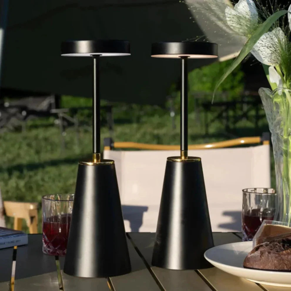 Draadloze Tafellamp | Nachtlamp met Touch | Dimmbare Lamp voor een Moderne Sfeer | AuraLume