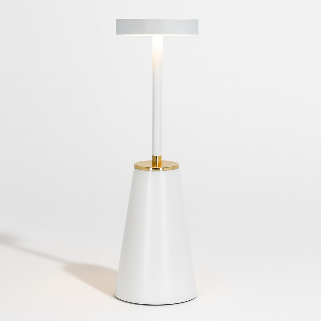 Draadloze Tafellamp | Nachtlamp met Touch | Dimmbare Lamp voor een Moderne Sfeer | AuraLume