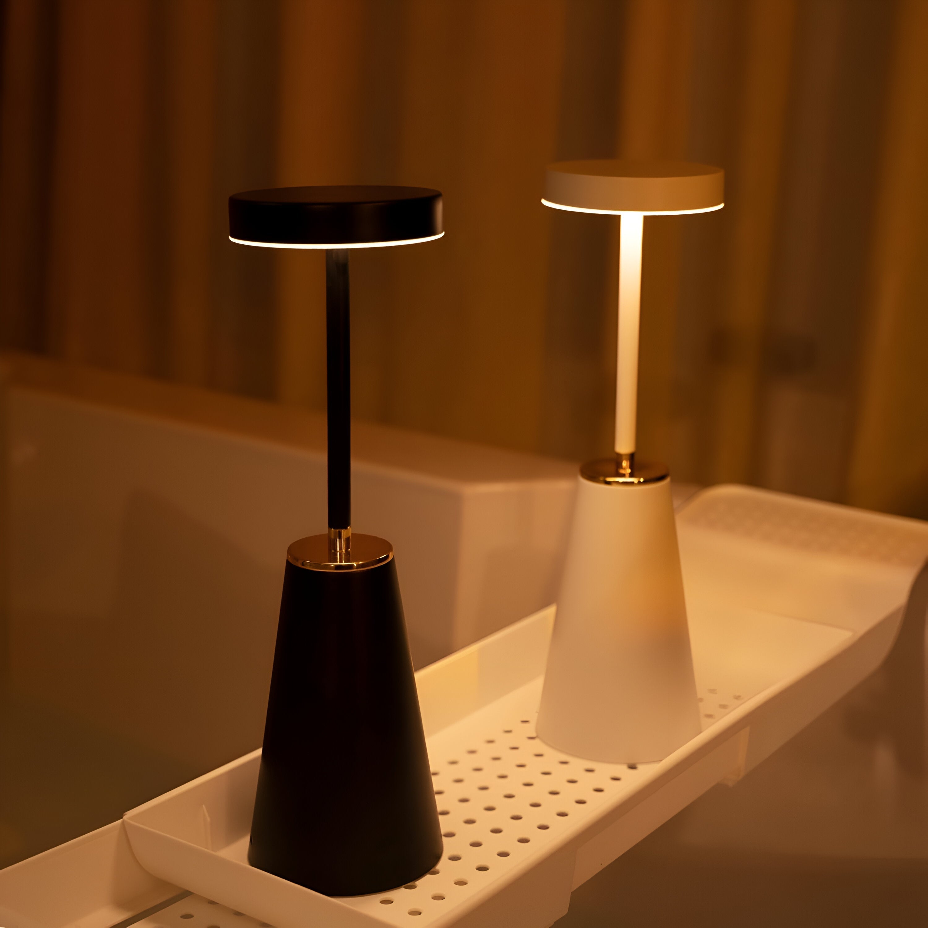 Draadloze Tafellamp | Nachtlamp met Touch | Dimmbare Lamp voor een Moderne Sfeer | AuraLume