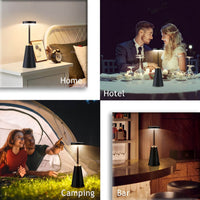 Draadloze Tafellamp | Nachtlamp met Touch | Dimmbare Lamp voor een Moderne Sfeer | AuraLume