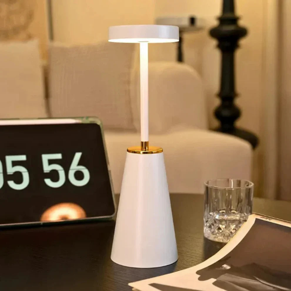 Draadloze Tafellamp | Nachtlamp met Touch | Dimmbare Lamp voor een Moderne Sfeer | AuraLume