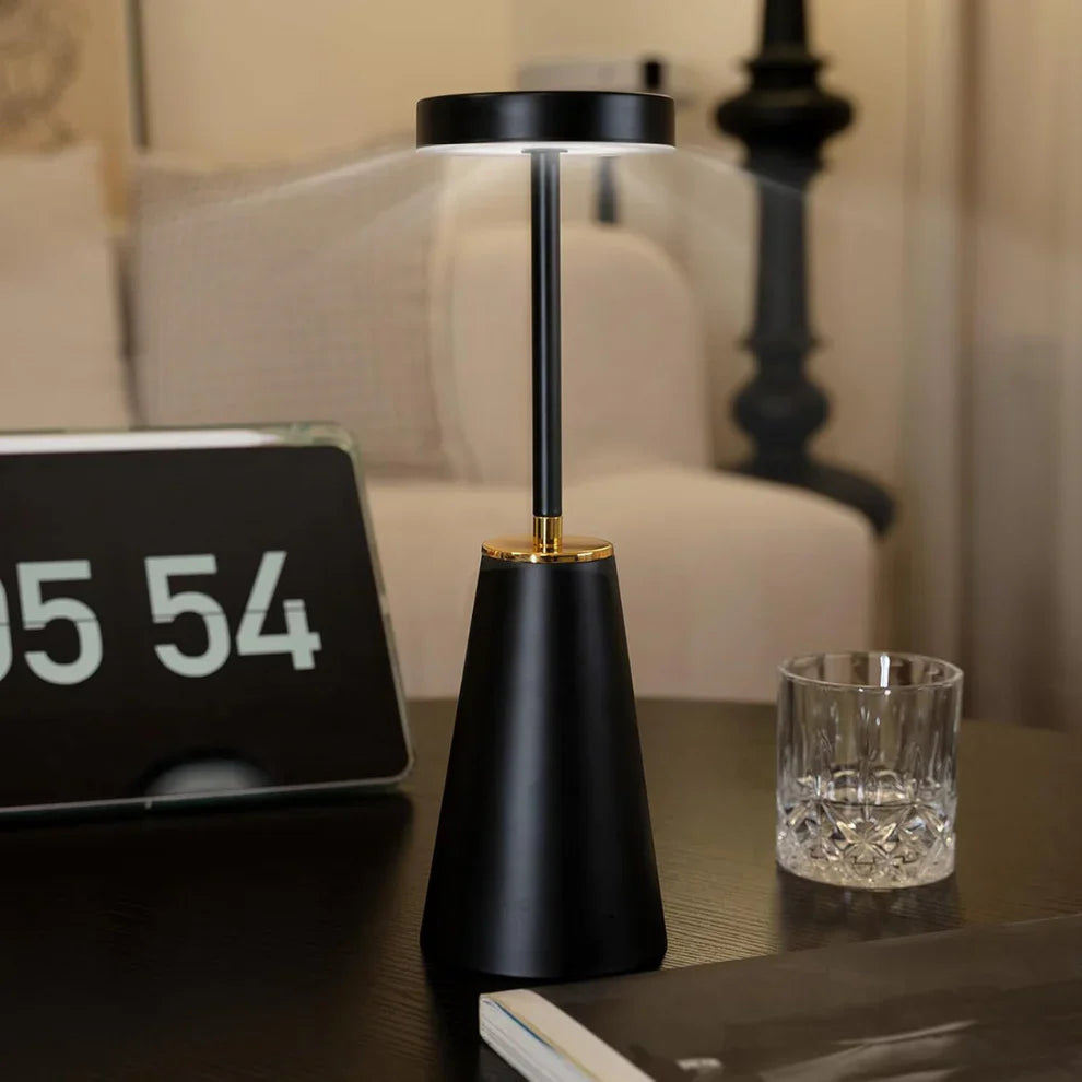 Draadloze Tafellamp | Nachtlamp met Touch | Dimmbare Lamp voor een Moderne Sfeer | AuraLume