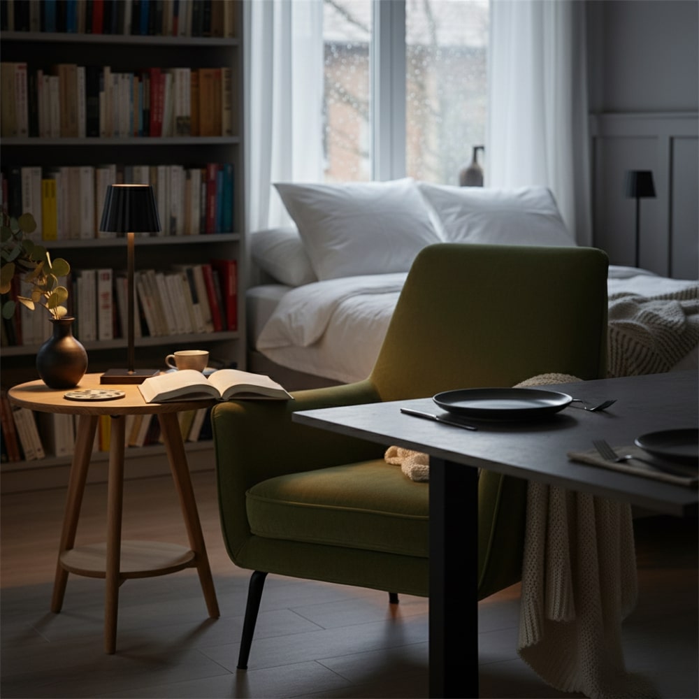 Draadloze Tafellamp | Lamp voor Woonkamer | Moderne Tafellamp met Accu | VelaLume