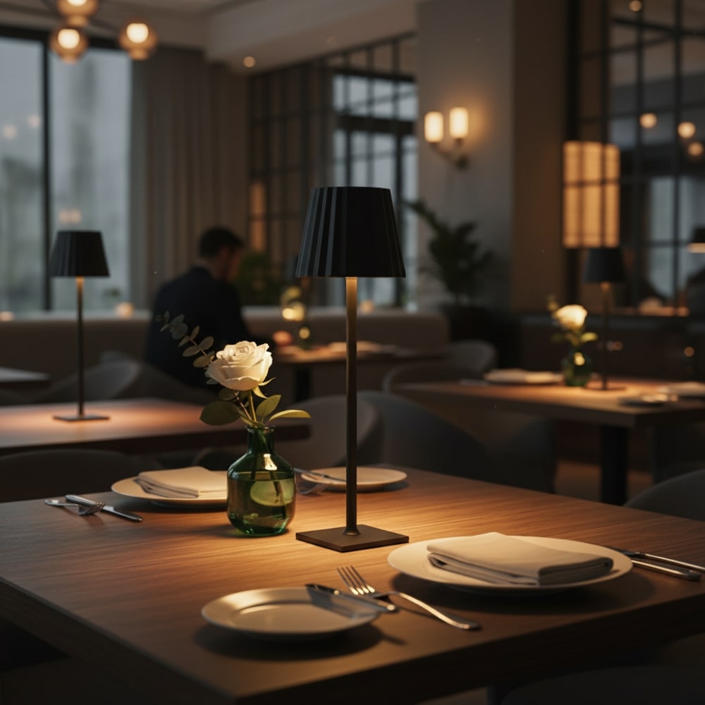 Draadloze Tafellamp | Lamp voor Woonkamer | Moderne Tafellamp met Accu | VelaLume