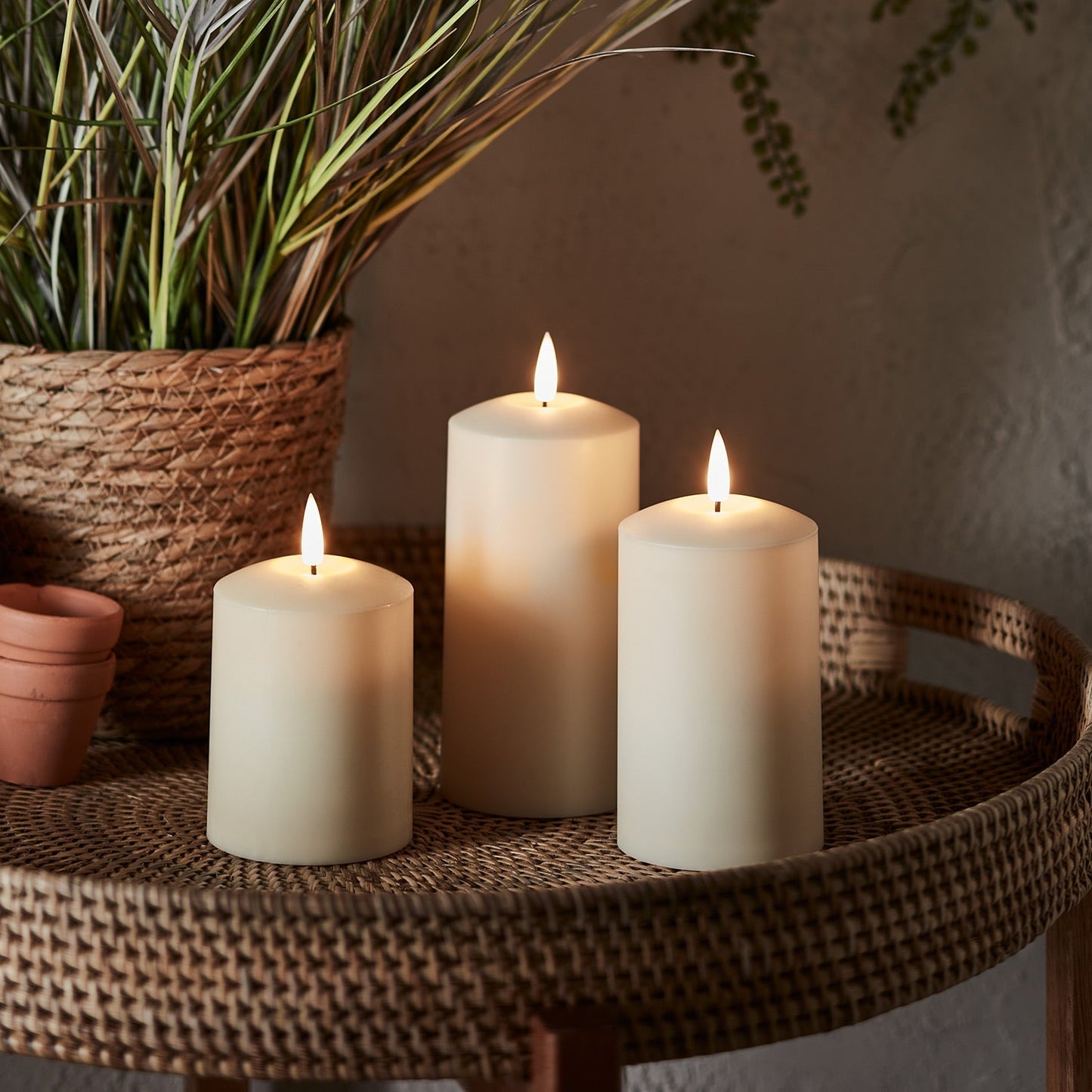 LED Kaarsen Buiten | Kaarsen met Timer | 3 Stuks | KaarsNest
