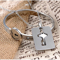 "JE BENT DE SLEUTEL NAAR MIJN HART" Armband + Ketting Set