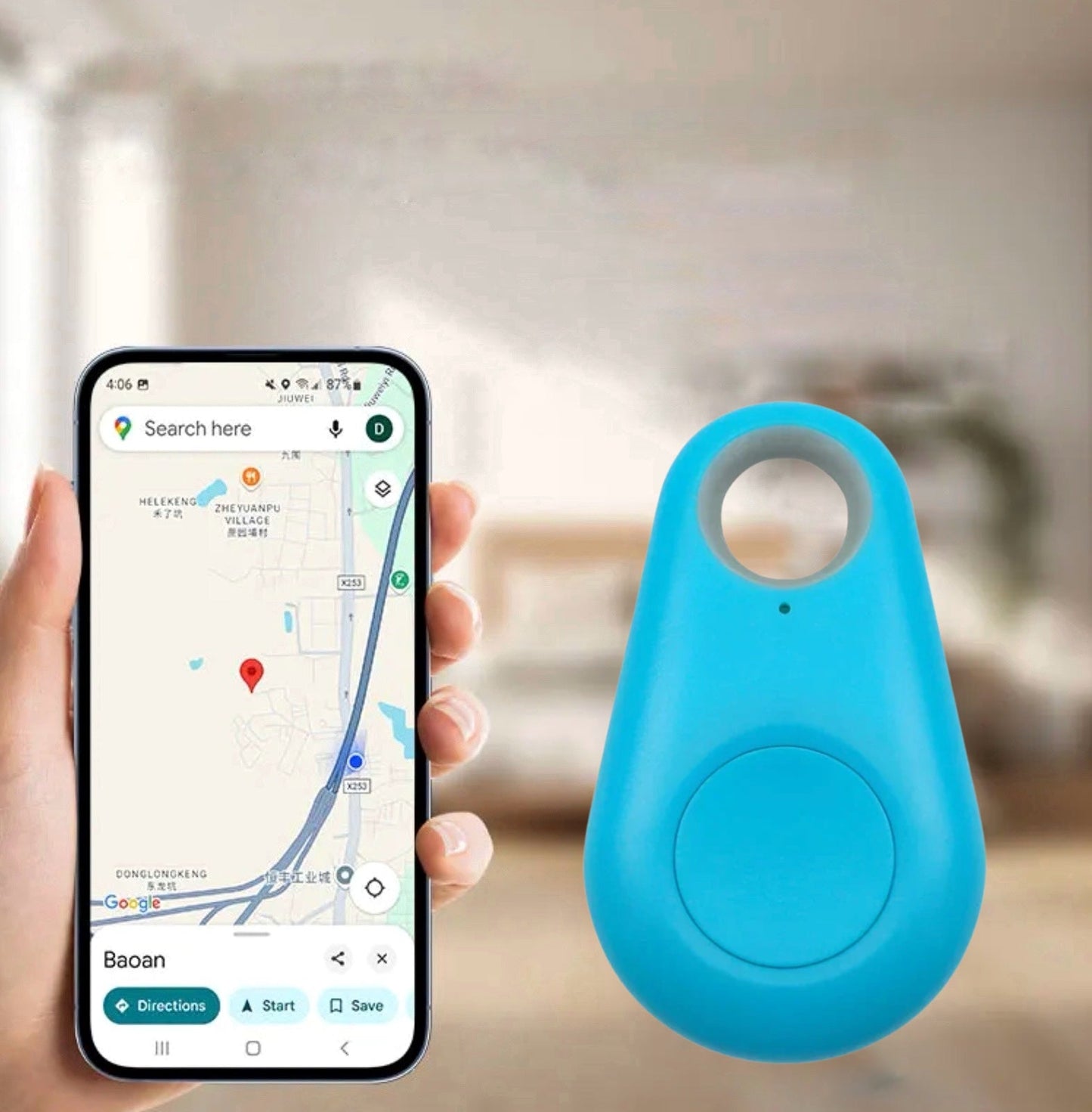 KidLocate | Mini GPS-trackingapparaat voor kinderen met realtime locatiebepaling & SOS-functie